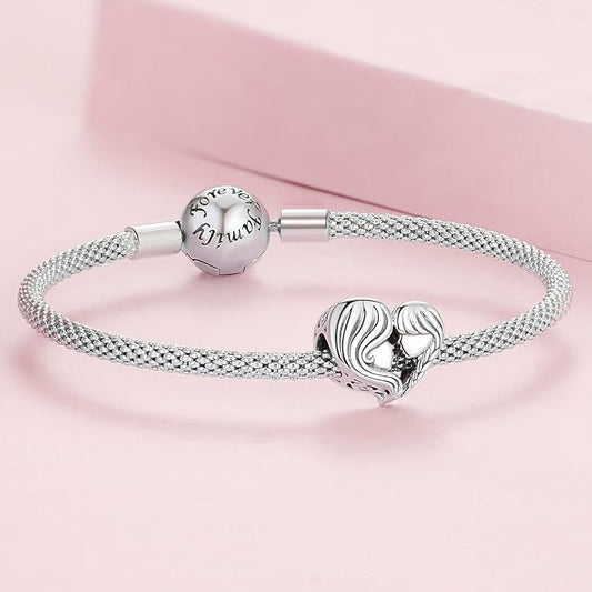 Armband "mor och dotter" i 925 sterlingsilver