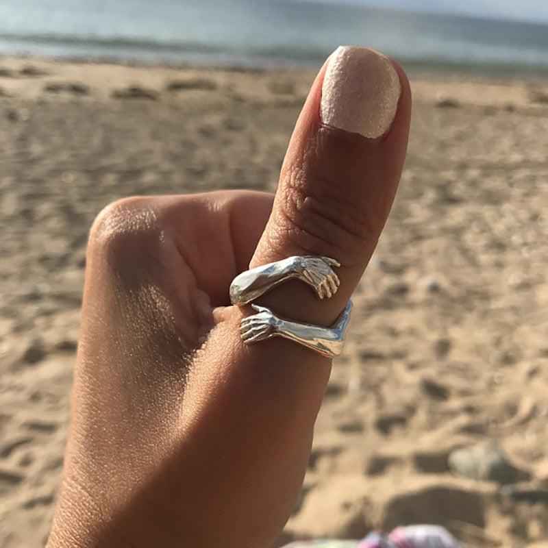 925 Silver Embrace Me Ring