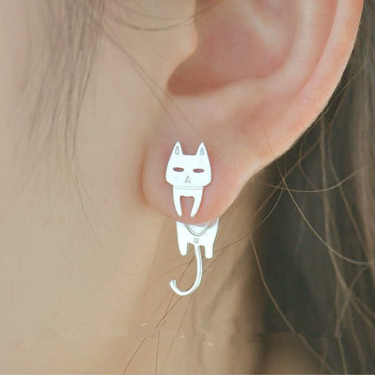 925 Sterling Silver Special edition cat earrings